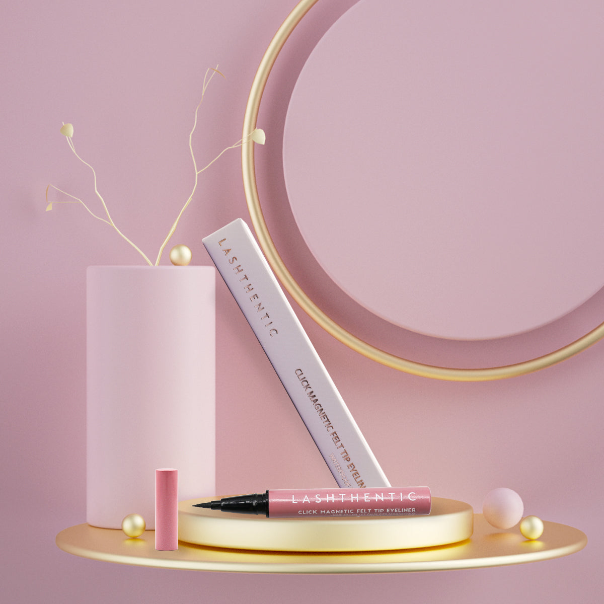 LASHTHENTIC Click Felt Tip Eyeliner lashthentic